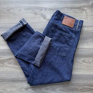 Gustin Jeans Selvedge Linen Denim Japanese Indigo #525 32 x 30